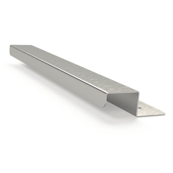 Dripping Shield, 1 in. H x 12 in. W x 3 in. L, Stainless Steel